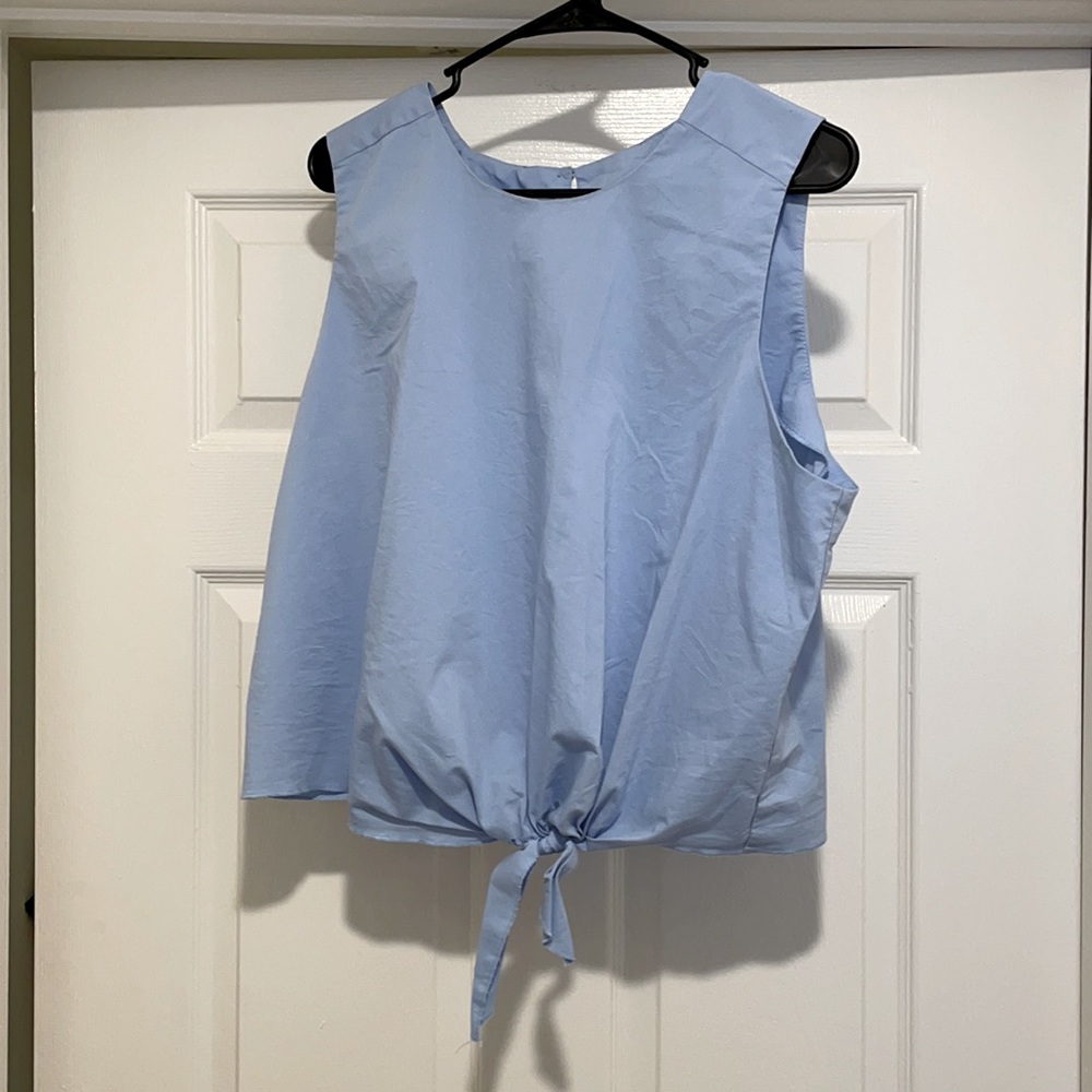 Blue, summer tank